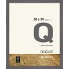 Marco de madera con clip Quadrum 28x35 cm gris