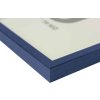 Marco de madera con clip Quadrum 30x42 cm azul