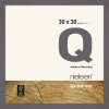 Marco de madera con clip Quadrum 30x30 cm gris