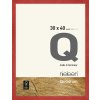 Marco de madera desmontable Quadrum 30x40 cm rojo