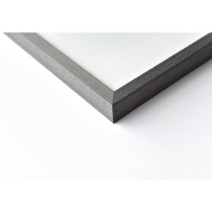 Marco de madera con clip Quadrum 40x50 cm gris