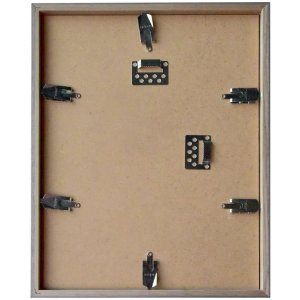 Marco de madera con clip Quadrum 40x50 cm gris