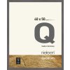 Marco de madera con clip Quadrum 40x50 cm gris