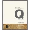 Marco de madera con clip Quadrum 50x60 cm gris