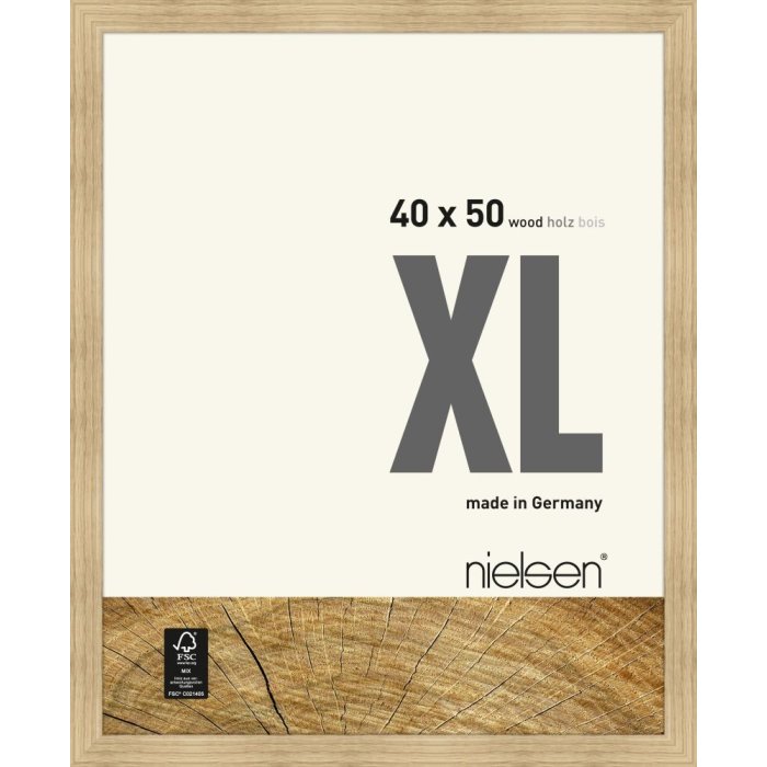 Marco de madera Nielsen XL 40x50 cm roble natural
