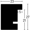 Marco de madera Nielsen XL 50x60 cm negro