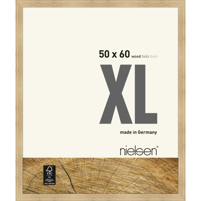 Marco de madera Nielsen XL 50x60 cm roble natural