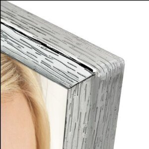 ZEP Marco de fotos de metal Selu 15x20 cm plateado brillante