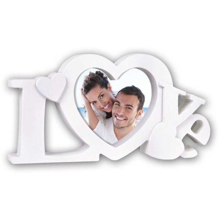 ZEP Marco Decorativo MARBELLA blanco 10x10 cm