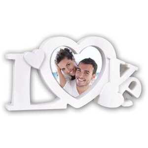 ZEP Marco Decorativo MARBELLA blanco 10x10 cm