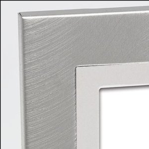 Marco de fotos de metal ZEP Siluro plata 15x20 cm