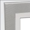 Marco de fotos de metal ZEP Siluro plata 15x20 cm