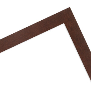 Marco de madera Classic 30x60 cm cristal de museo nogal