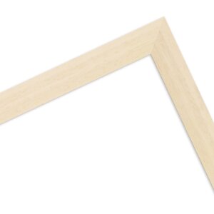 Marco de madera Classic 50x50 cm Vidrio de museo natural