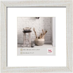 Walther Marco de madera HOME 20x20 cm blanco polar con...
