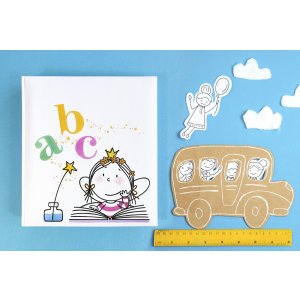 Walther Álbum infantil Escuela de hadas 28x30,5 cm 50 páginas blancas