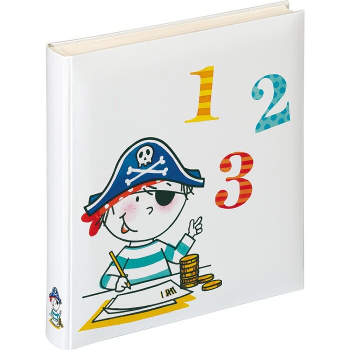 Walther Álbum infantil Escuela Pirata 28x30,5 cm 50 páginas blancas