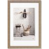Walther Marco de madera Inicio 40x60 cm beige marrón con passepartout 30x45 cm
