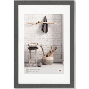 Inicio Marco de madera 40x60 cm gris