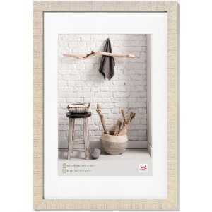 Inicio Marco de madera 40x60 cm crema blanco