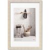Inicio Marco de madera 40x60 cm crema blanco