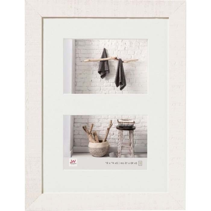 Walther Marco de madera galeria HOME 2 fotos 10x15 cm blanco polar