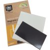 3 piezas mirilla magnética con chapa 25x75mm