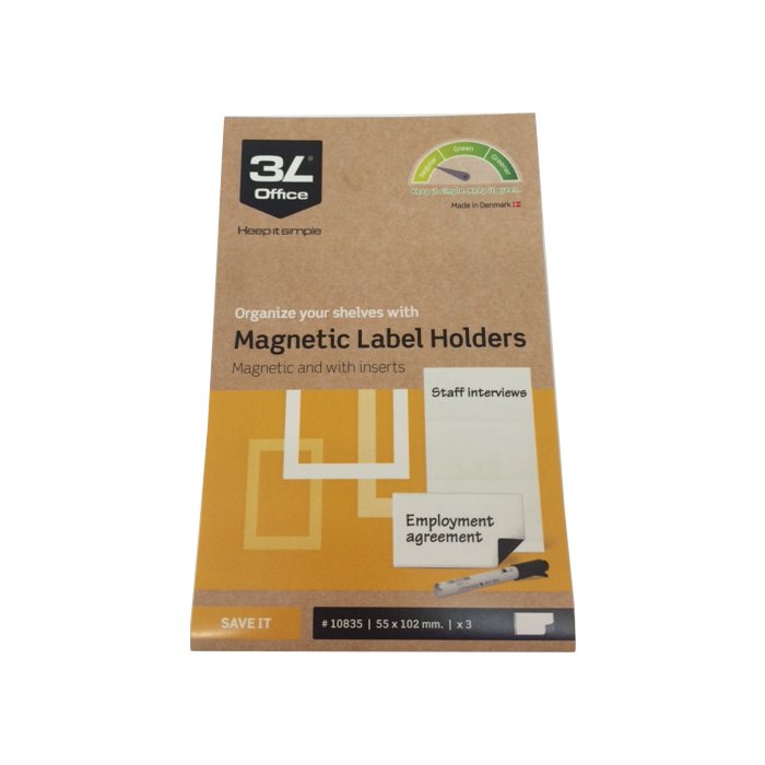 Mirilla magnética 3 piezas con chapa 35x102mm