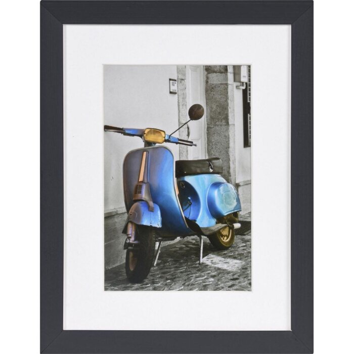 Marco de madera Umbria 15x20 cm negro