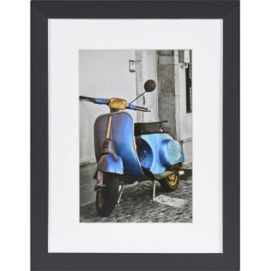 Marco de madera Umbria 15x20 cm negro
