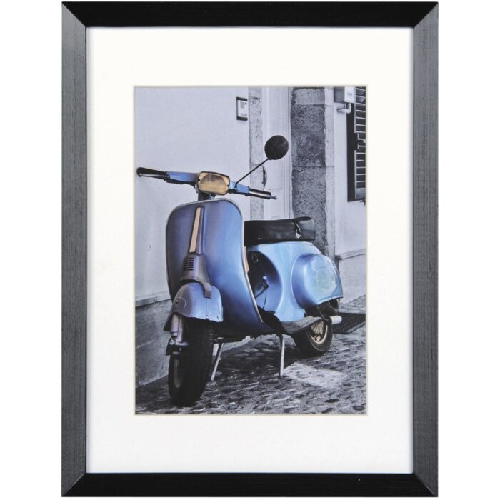 Marco de madera Umbria 18x24 cm negro