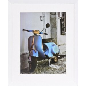 Marco de madera Henzo Umbria blanco 24x30 cm con...