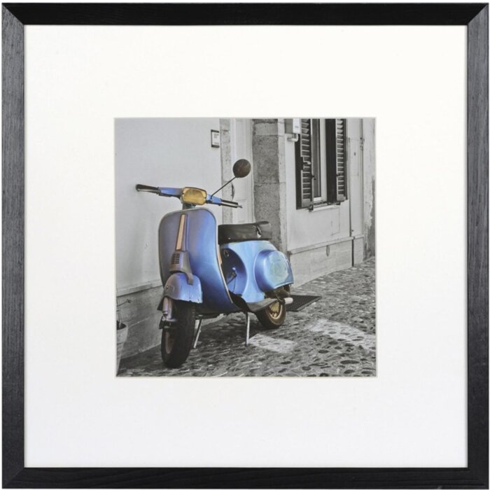 Marco de madera Umbria 30x30 cm negro