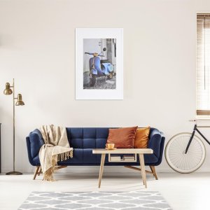 Marco de madera Umbria 40x50 cm blanco