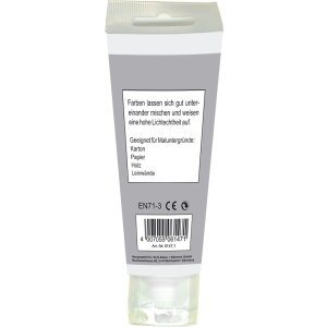 Pintura acrílica 75 ml plata