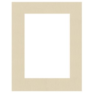 Passepartout 15x20 cm - 10x15 cm Panna