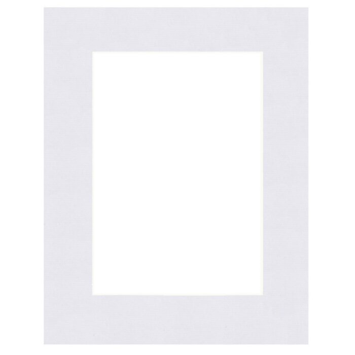 Passepartout 18x24 cm - 10x15 cm Bianco Artico