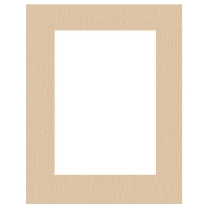 Passepartout 18x24 cm - 10x15 cm Creta