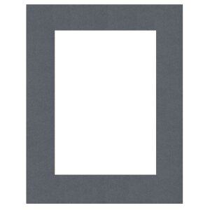 Passepartout 18x24 cm - 11x17 cm Grigio Scuro