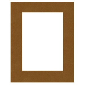 Passepartout 20x20 cm - 10x10 cm Tabacco