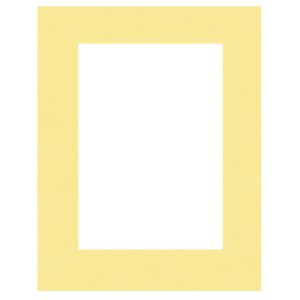 Passepartout 20x40 cm - 10x30 cm Giallo