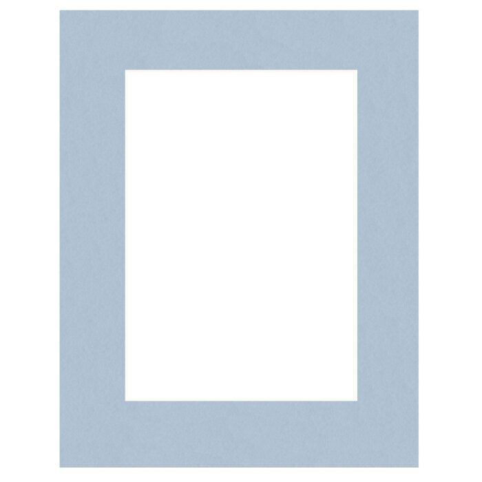 Passepartout 20x40 cm - 10x30 cm Celeste