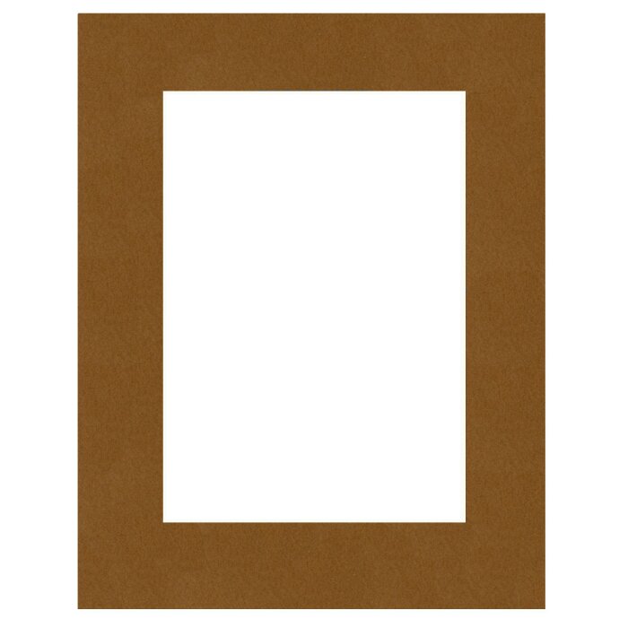 Passepartout 30x40 cm - 20x27 cm Tabacco