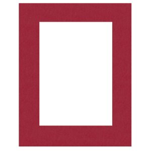Passepartout 30x60 cm - 20x40 cm Rosso Cardinale