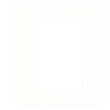 HNFD Passepartout 50x50 cm - 40x40 cm Bianco Naturale (Blanco Lana)