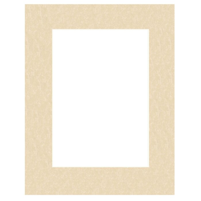 Passepartout 50x70 cm - 40x60 cm Perg Avorio Antico
