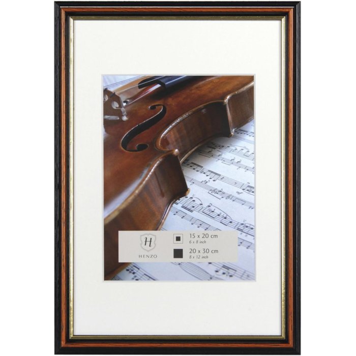 Marco de madera Verona 20x30 cm marrón oscuro