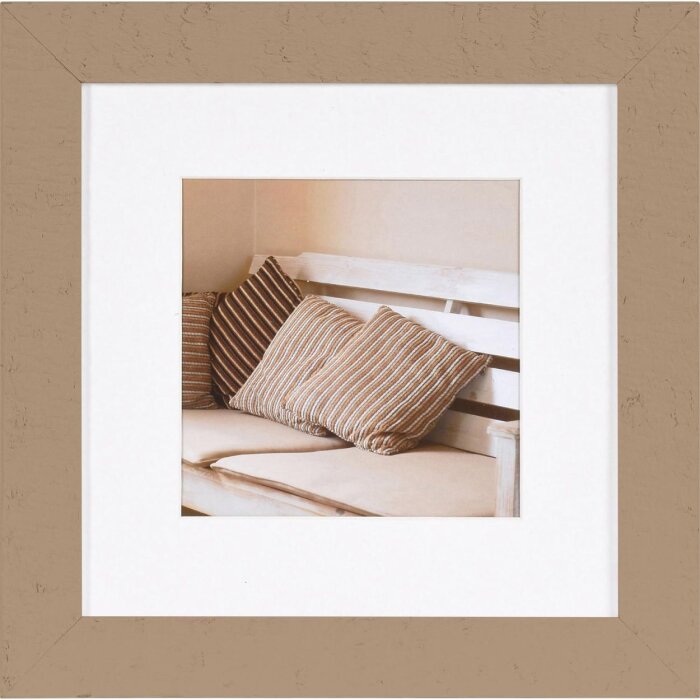 Marco de madera Driftwood 20x20 cm beige