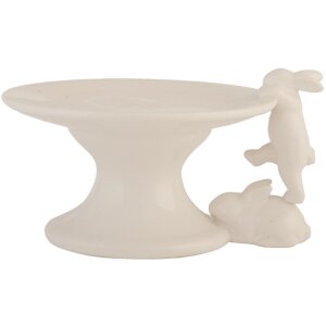 6CE0335 Plato para tarta Clayre Eef CONEJO - natural