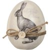 Decoración Conejo Ø 12x14 cm Poliresina